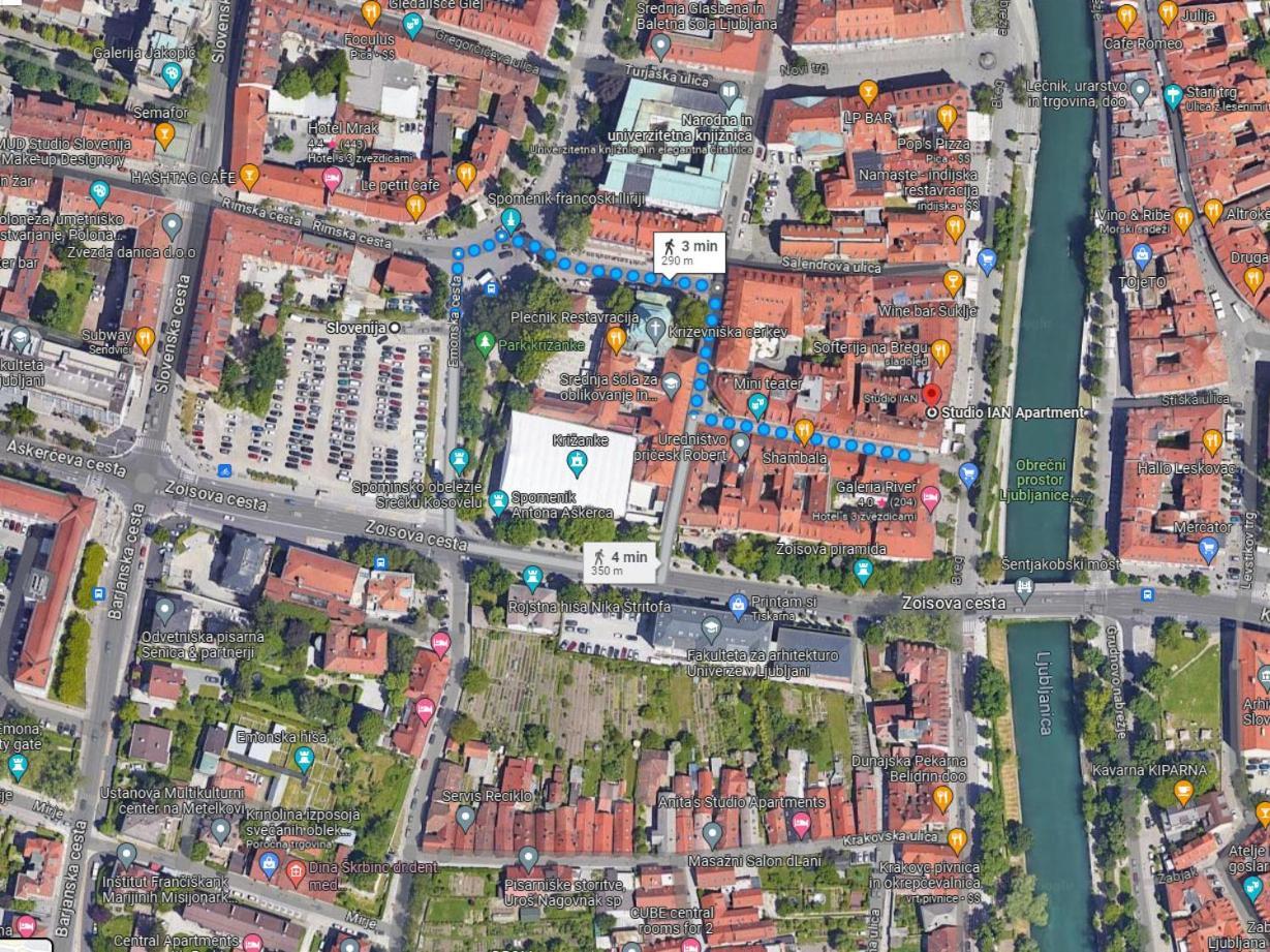 Studio Ian 1 Lublana Zewnętrze zdjęcie